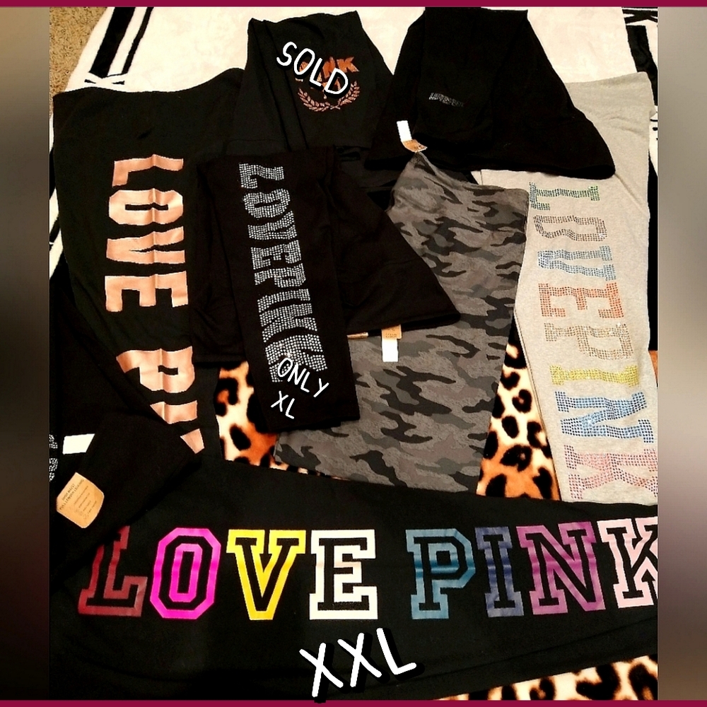 Victoria's Secret Pink Bling Leggings Bundle. XL/XXL.
